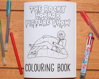 Rocky Horror Picture Show colouring book