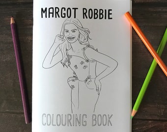 Margot Robbie Colouring Book