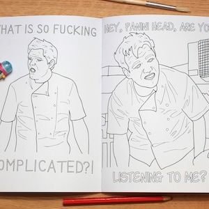 Gordon Ramsay Colouring Book image 2