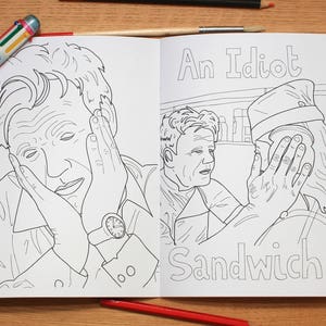 Gordon Ramsay Colouring Book image 4