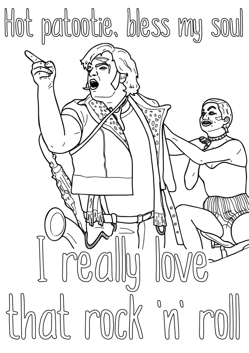 Rocky Horror Picture Show Coloring Pages Coloring Pages