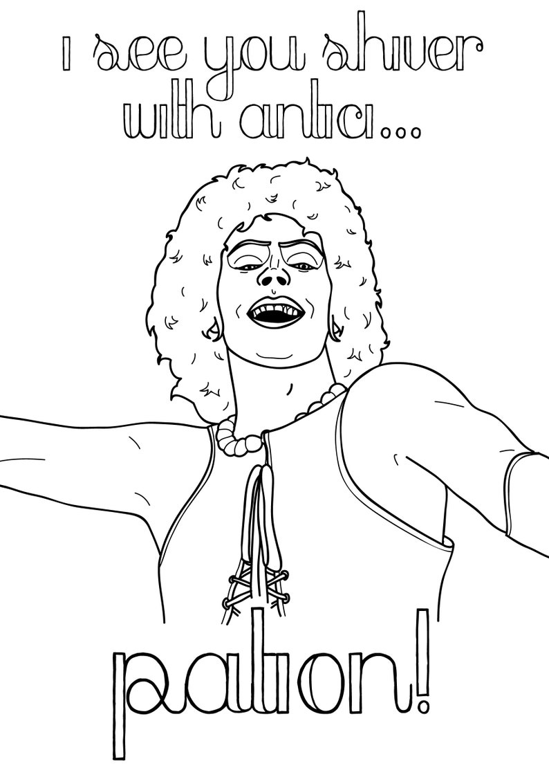 35+ Beauty Horror Coloring Pages For Adults