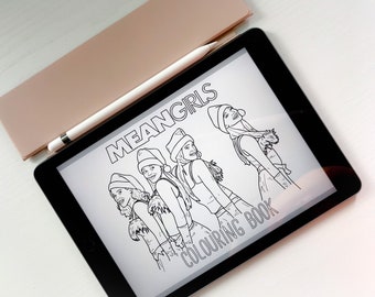 Mean Girls digital colouring book- DIGITAL COPY