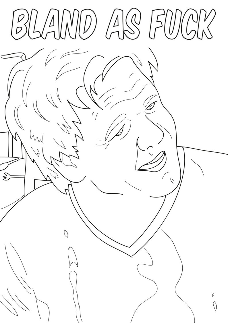 Gordon Ramsay Colouring Book Digital Copy Etsy