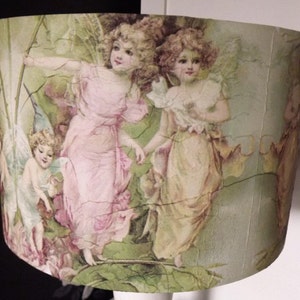 Fairy Angel Lampshade: Shabby Chic Cherub Lamp Shade