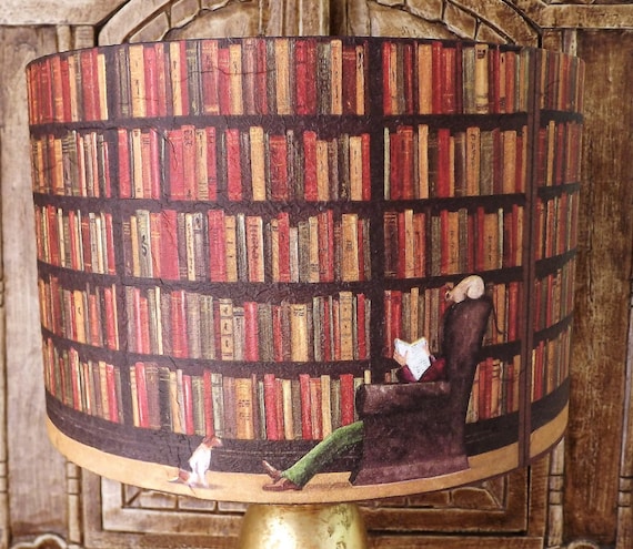 library lamp shade