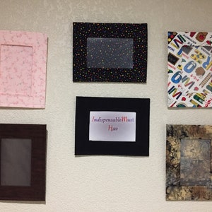 Picture Frame Fabric Cloth Photo Frame Pattern Instruction for 4 x 6 inch Photograph PDF Format