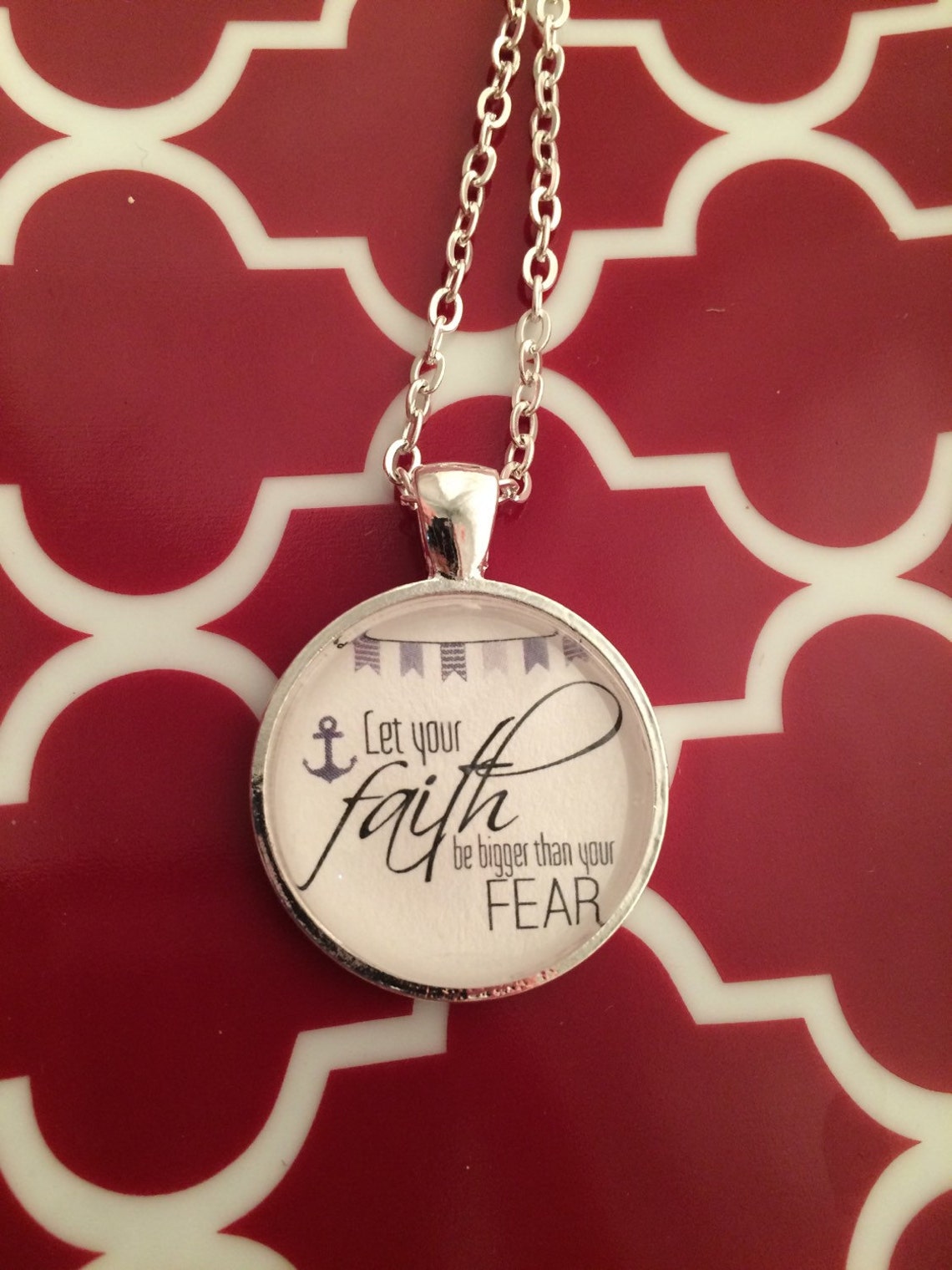 Faith Pendant Etsy