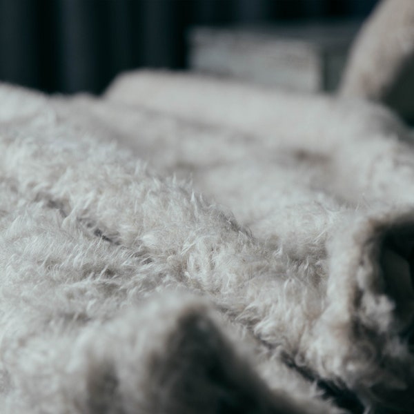 HEMP FUR Fabric - Natural Alternative to Animal and Faux Fur - Innovative Hemp Textile