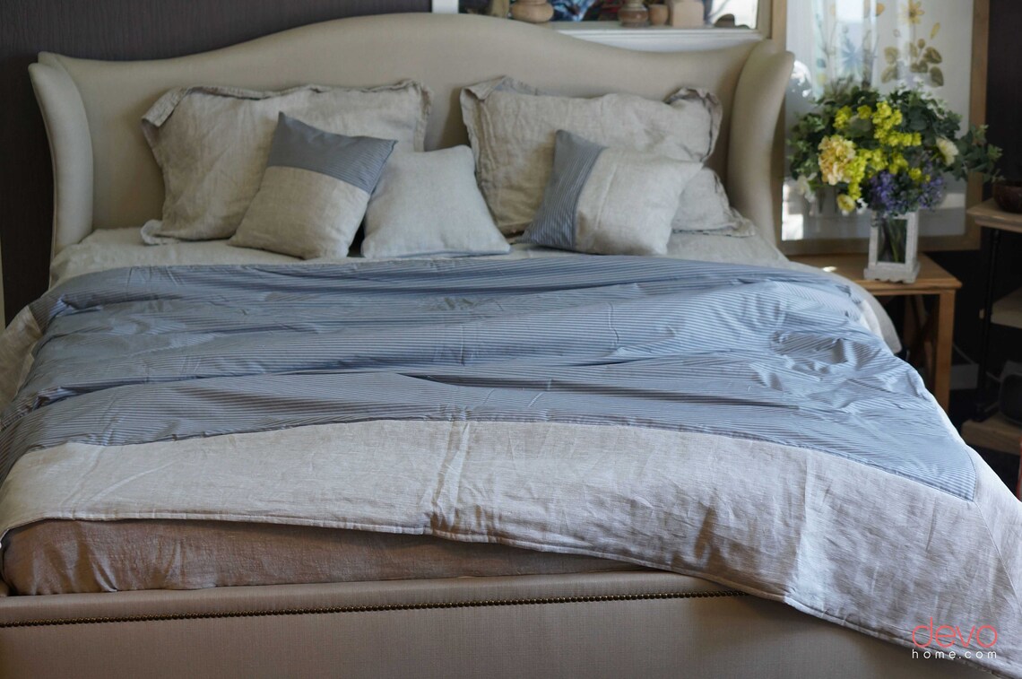 Natural HEMP Duvet Comforter. Eco Bedding. Linen Cotton. Etsy UK