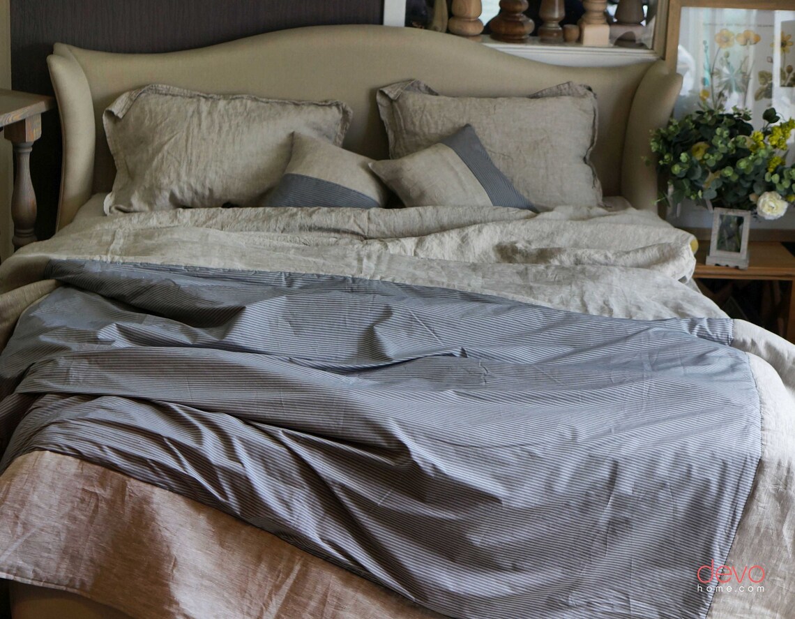 Natural HEMP Duvet Comforter. Eco Bedding. Linen Cotton. Etsy UK