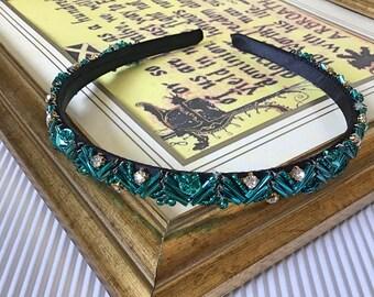 2 forcine per capelli con design a fiore, fermaglio per capelli vintage con fiocco e strass, per donne e ragazze (viola, blu-grigio