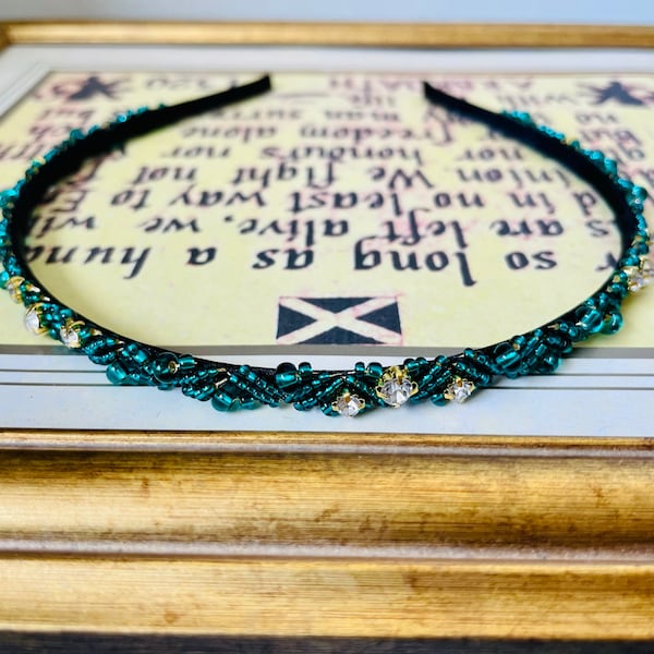 Crystal Headband Etsy