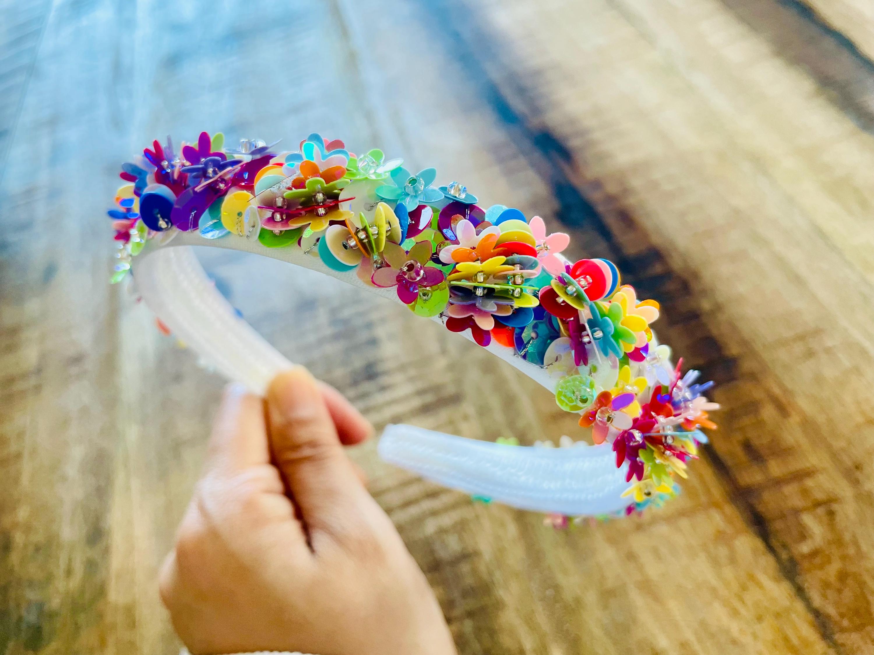 Meadow Flower sequin crown 【公式通販】