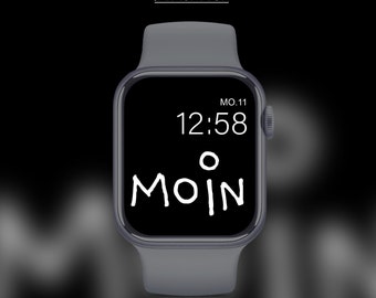Hallo Apple Watch Wallpaper achtergrondafbeelding digitale download
