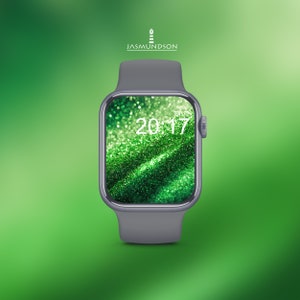 St Patricks Day Apple Watch Wallpaper Background Image Téléchargement numérique Glitter Glitter image 9