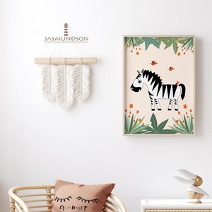 Safari Nursery Image Zebra Digital Download Instant Print image 10