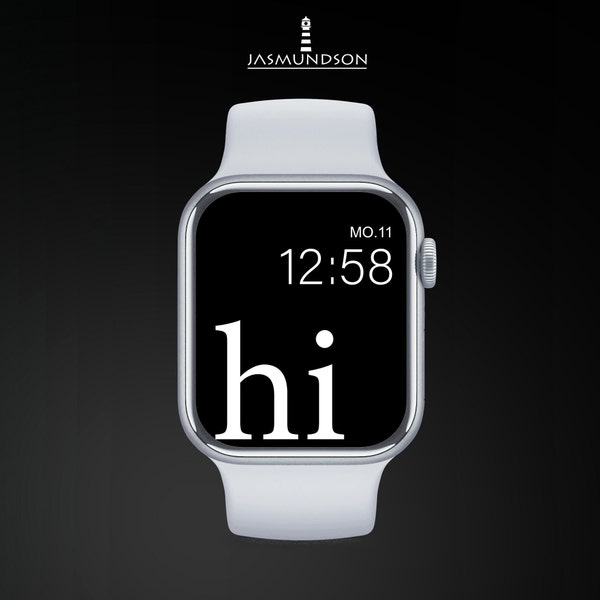 Hi Apple Watch Wallpaper Hintergrundbild digitaler Download