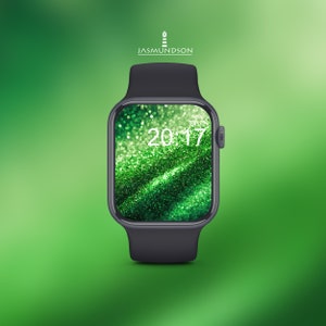 St Patricks Day Apple Watch Wallpaper Background Image Téléchargement numérique Glitter Glitter image 5