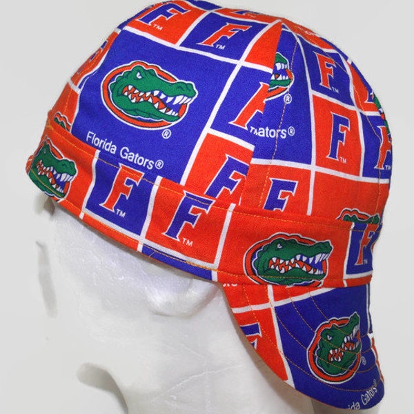 Florida Gators Welding hat, team welding hat, welding cap, reversible welding hat