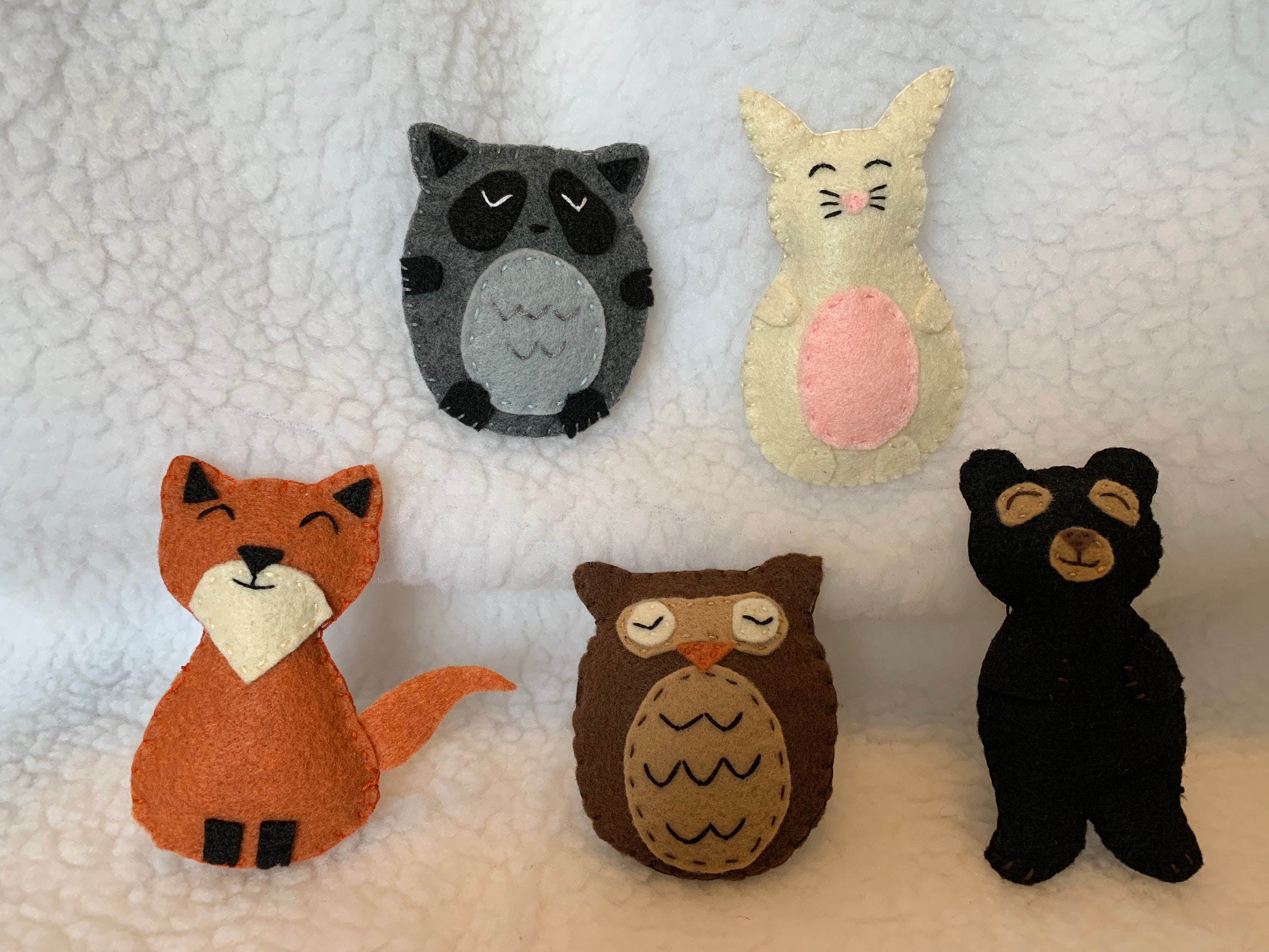 Felt Woodland Animal - Etsy Felt Woodland Animal - Etsy