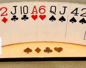 Single layer playing card holder PHYSICAL ITEM