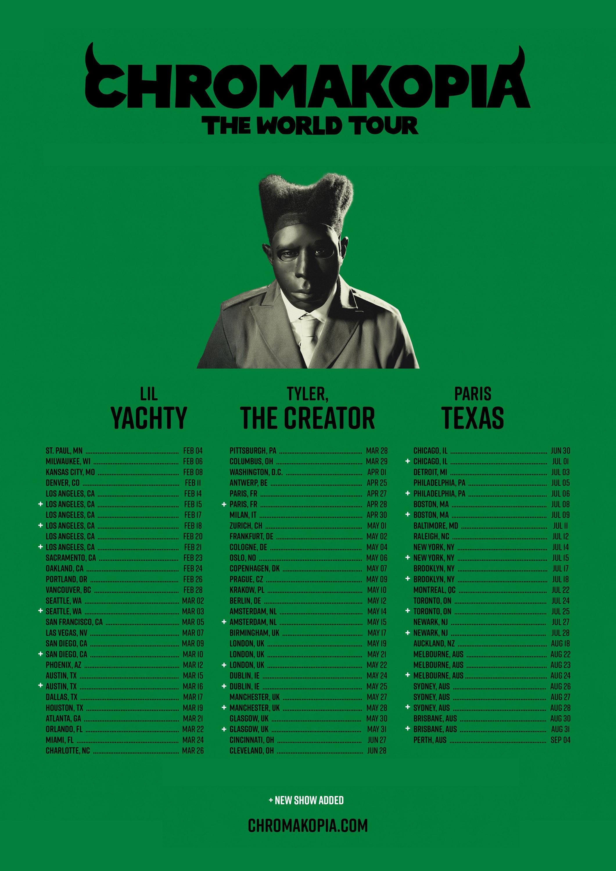 Chromakopia Features Tyler the Creator Chromakopia Set of 3 Music Posters Wall Art Wall ...