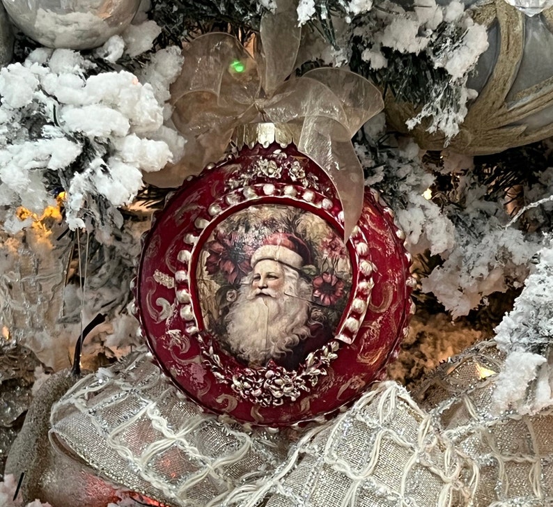 Handmade Red Holiday Ornaments 12 Designs to Choose From Etsy