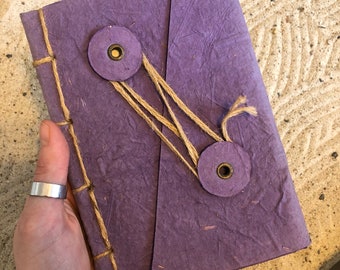 Handmade Purple Notebook