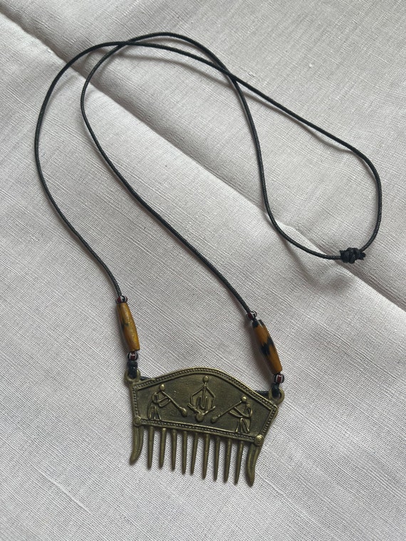 Indian Brass Pendant - image 2