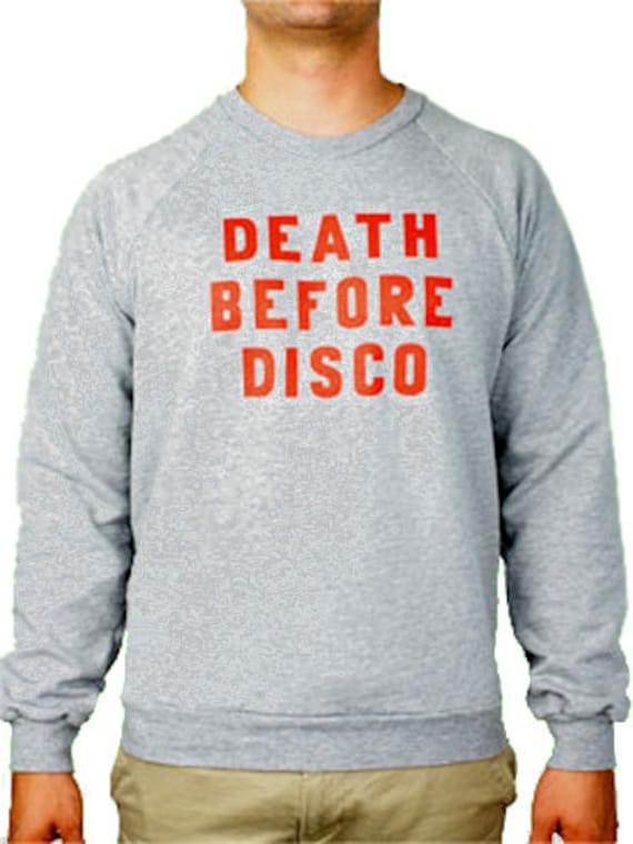 Death Before Disco Sweat Shirt Stripes Shirt New Etsy