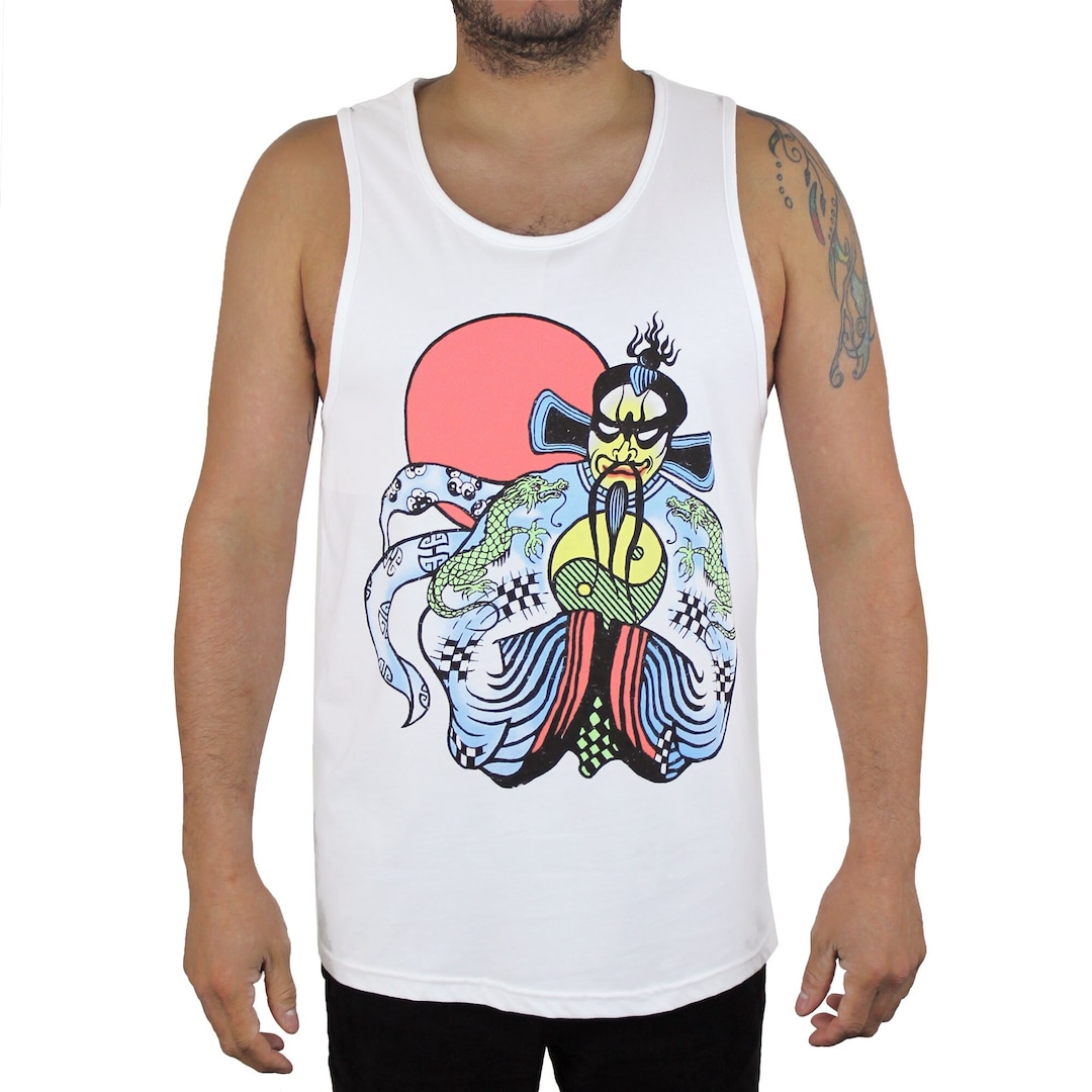 Jack Burton Fu Manchu Tank Top | as Seen in Big Trouble in