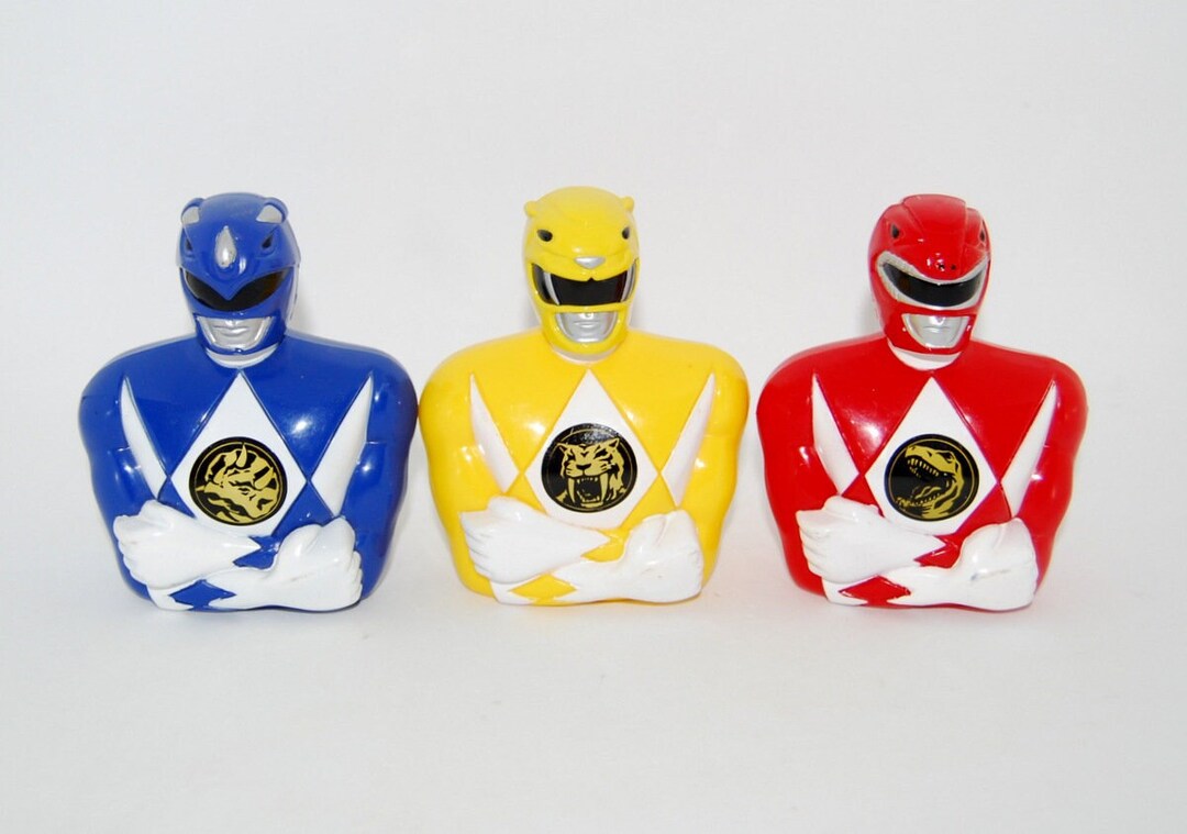 Rare Vintage 1993 Mighty Morphin Power Rangers Candy Dispensers / Lot