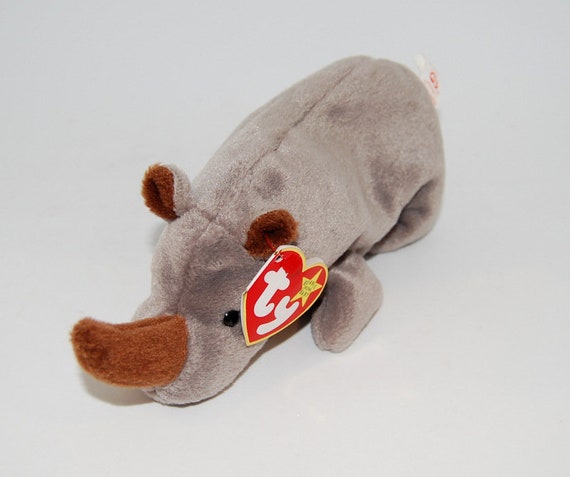 Vintage 1996 Spike Beanie Baby With Original Ty Tag and Tush Tag
