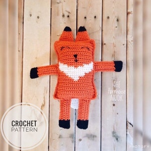 Crochet Fox PATTERN, Ragdoll Fox Pattern, Amigurumi Pattern, Woodland Animal Pattern , Forest Animal Pattern,