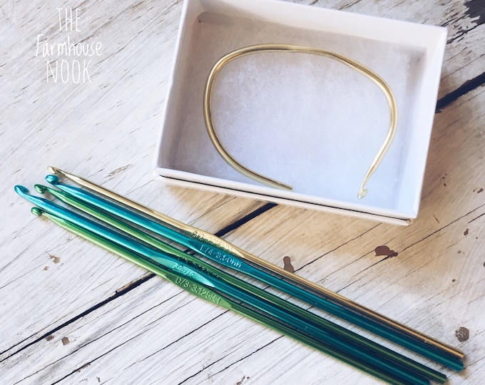 Crochet Hook Bracelet Hook Bangle Crochet Jewelry Etsy