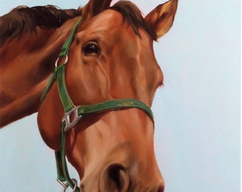 Austin horse oil painting and prints