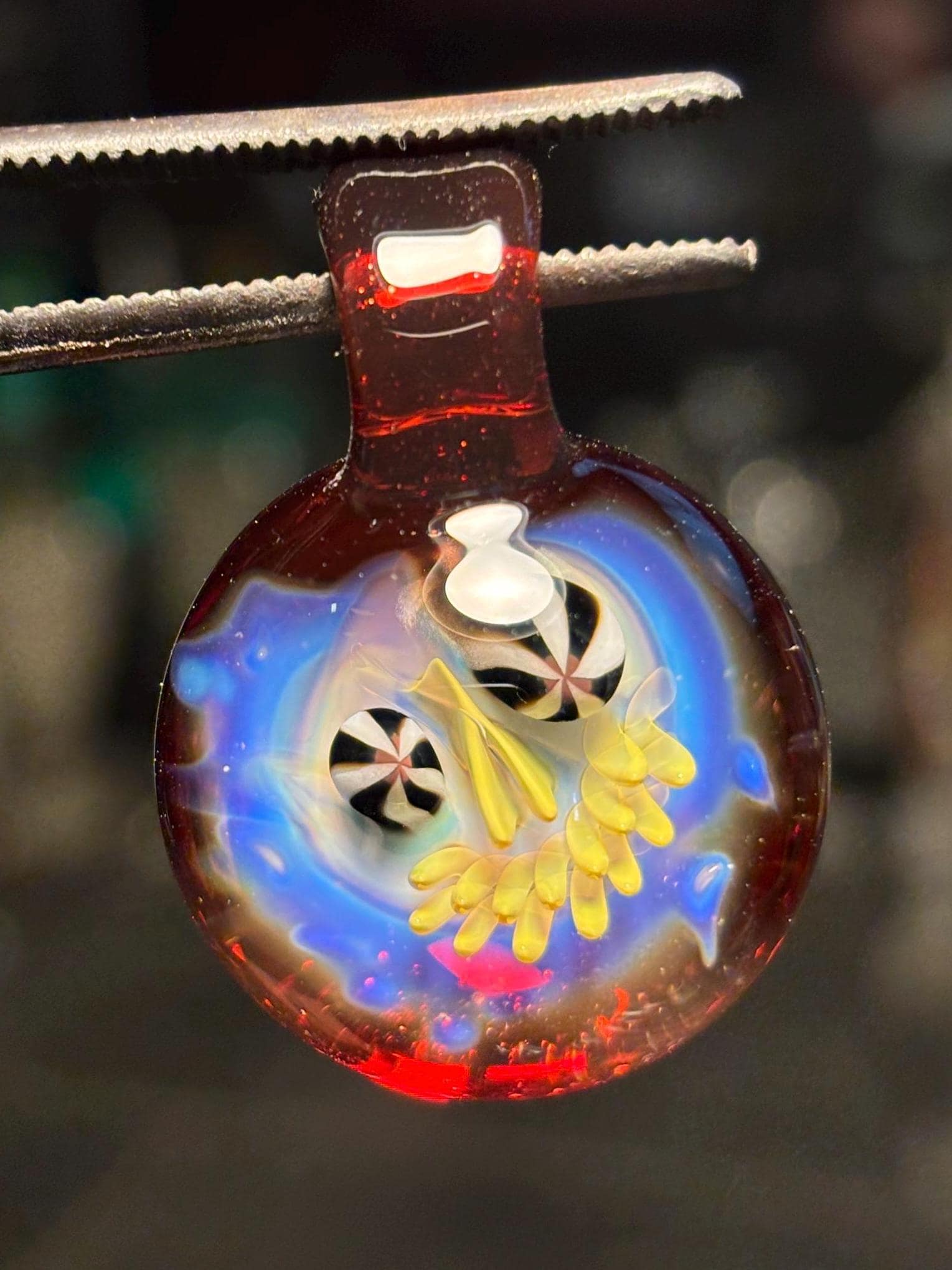 Fume Skull Pendant - Ruby Slippers
