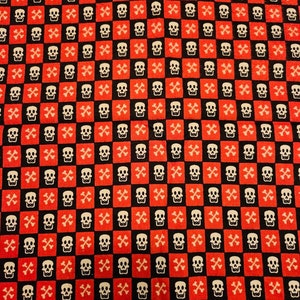 Skull Flannel Fabric