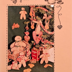 Frosted Gingies Gingerbread Pattern Hanging By A Thread