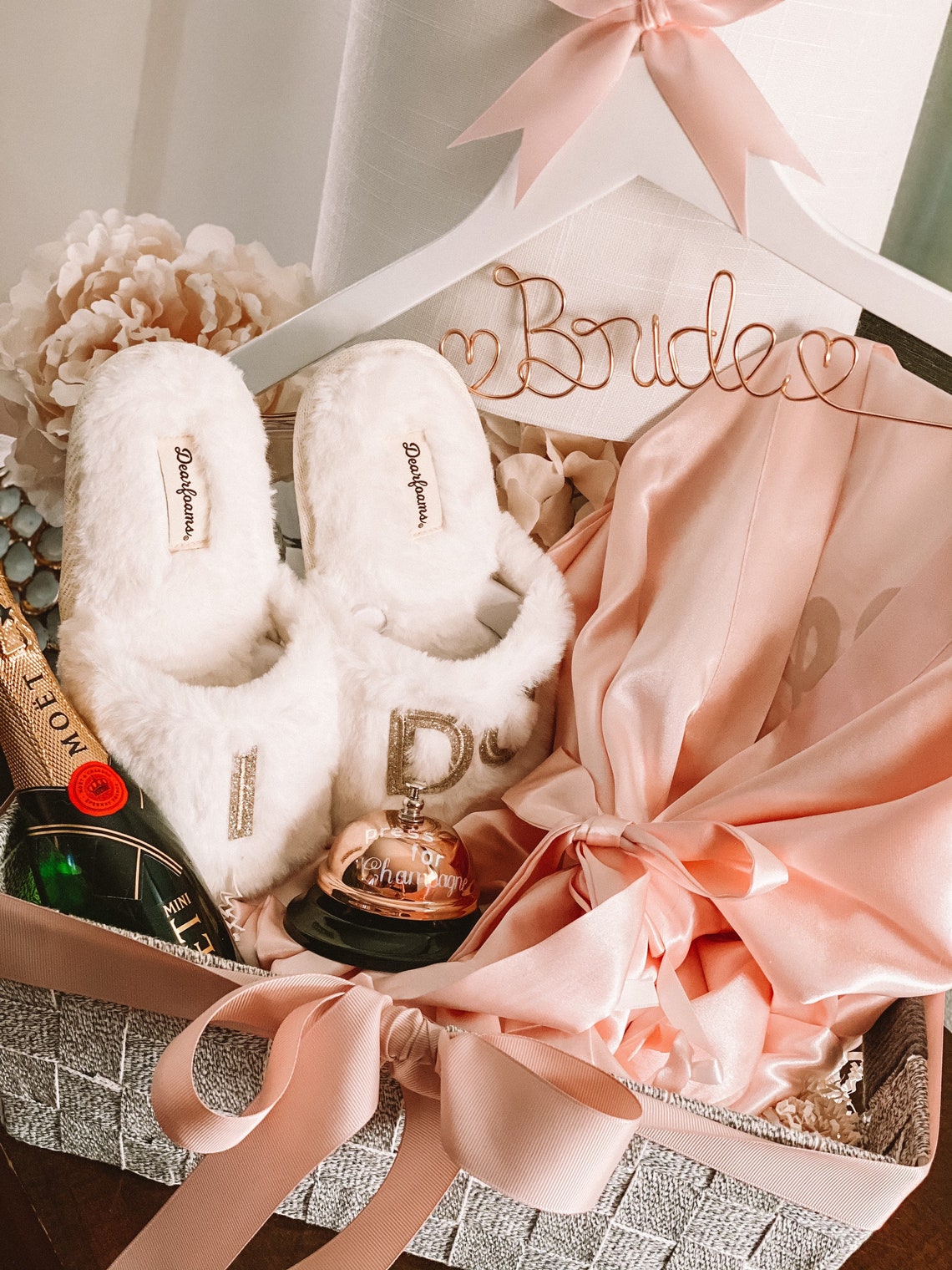 Gift Baskets for Brides Robes for Brides Slippers for Etsy