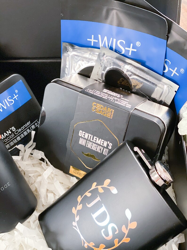 Gifts for Men skin care for men personalized flask selfcare products for men