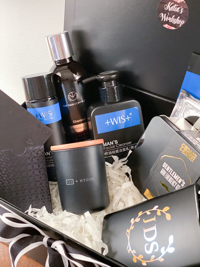 Gifts for Men skin care for men personalized flask selfcare products for men