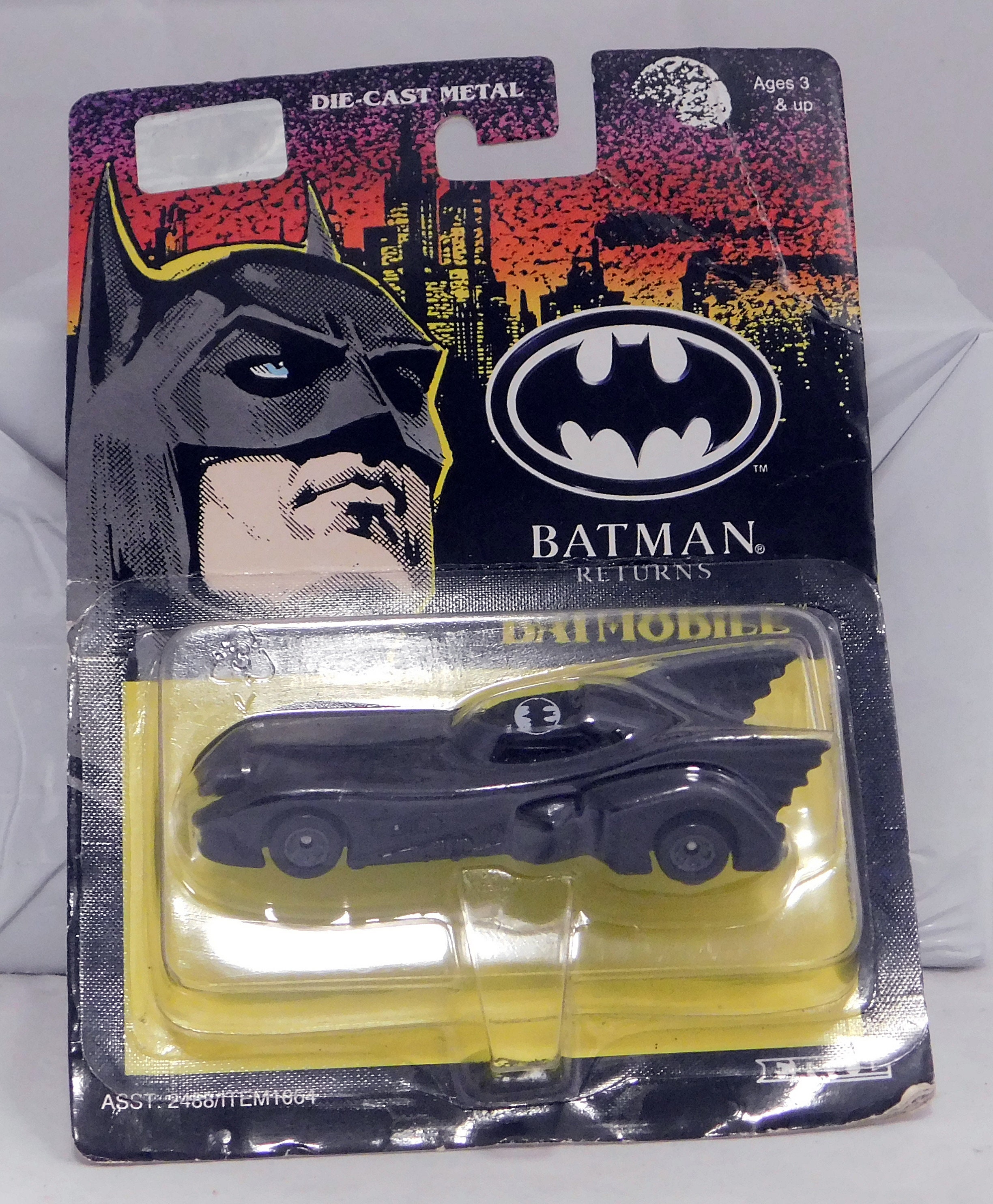 Batman Returns Batmobile 1/64 Scale Still on Card 1991 by Ertl - Etsy  Ireland