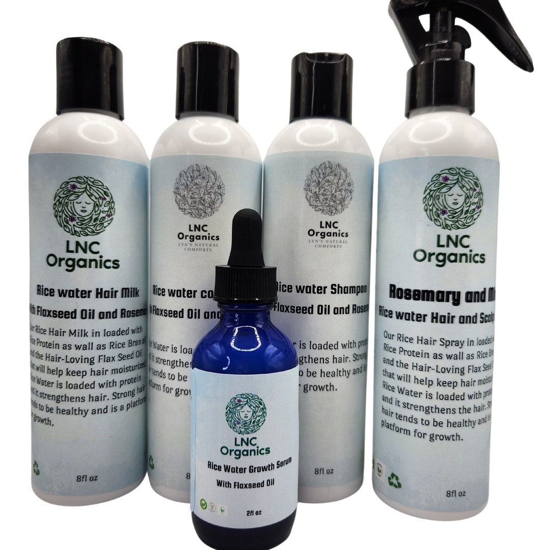 Rice Water Hair Growth Kit/bundle/ Stimulate Your Scalp/ Maximum Hair