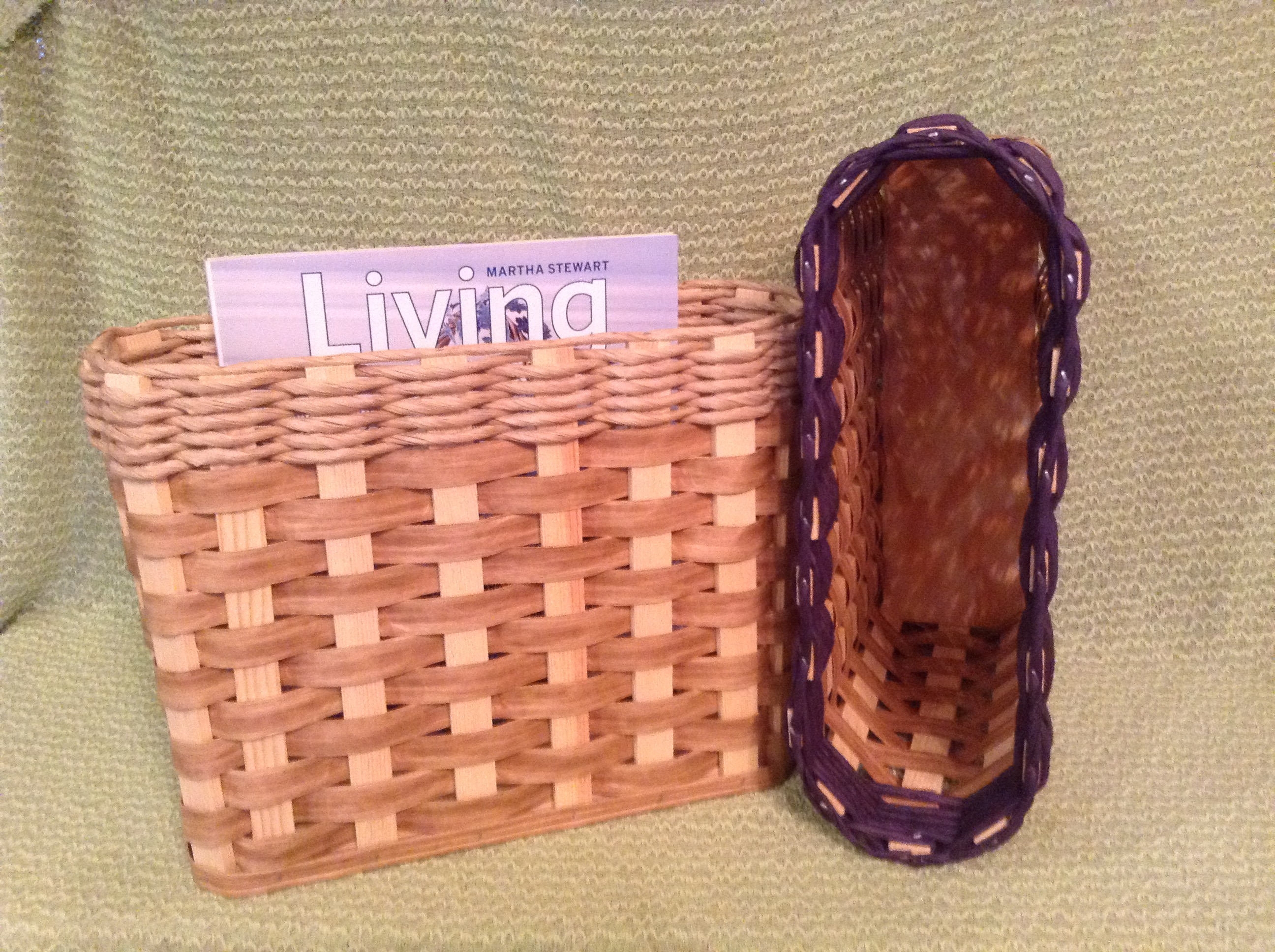 Magazine basket Etsy