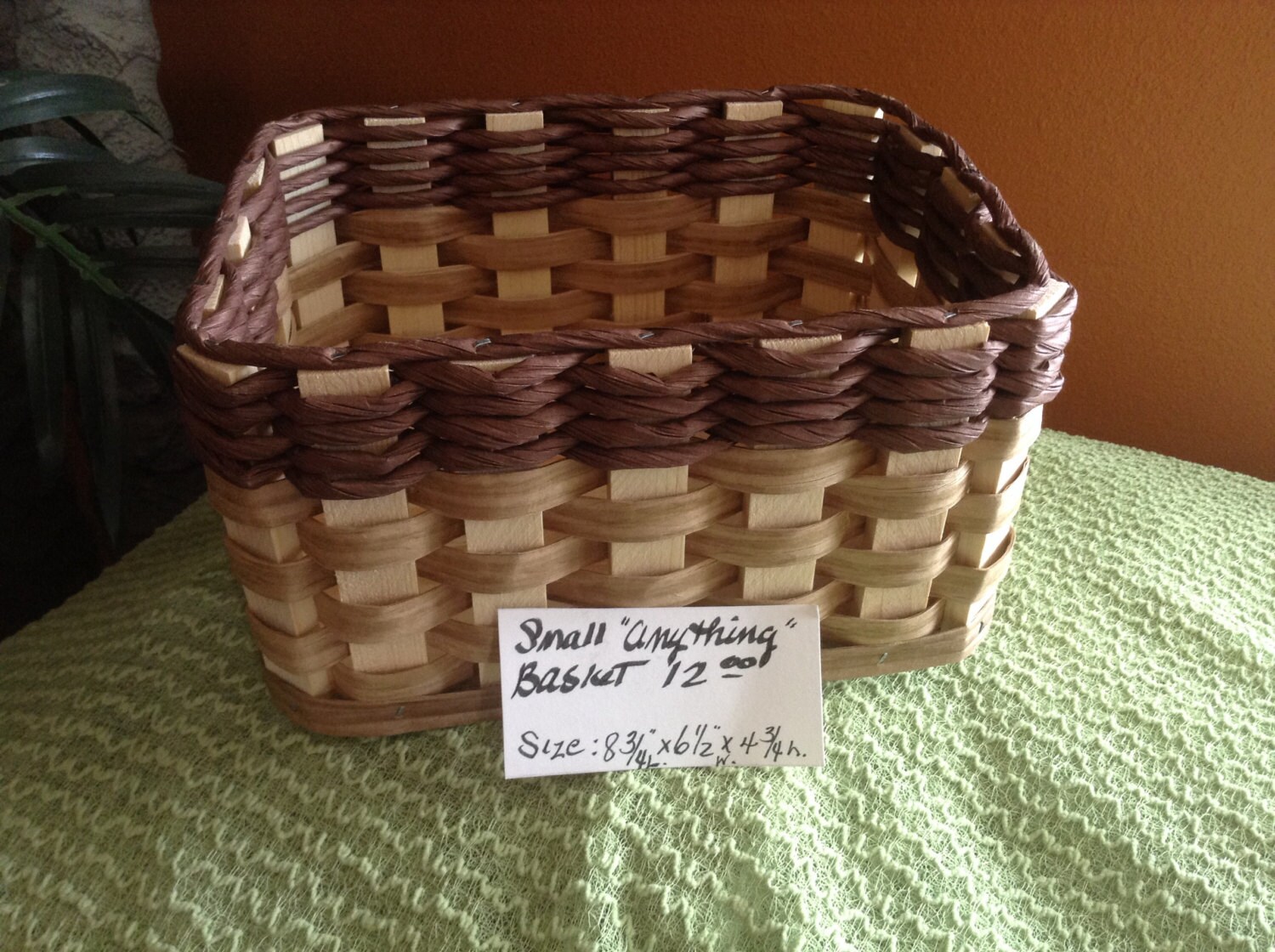 Small Hand Woven Basket Hand Woven Basket To Organize Etsy