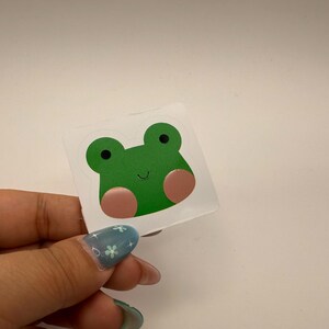 Kleiner Frosch-Vinyl-Sticker