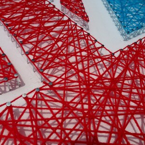 Union Jack Wool Wall Art image 2