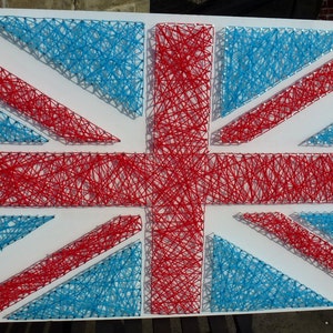 Union Jack Wool Wall Art image 1